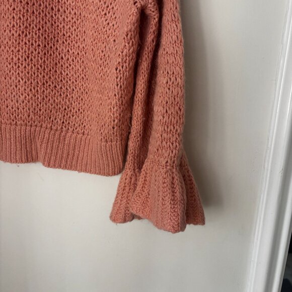 Alpaca Muted Clay See by Chloe Bell Sleeve Sweater - Picture 4 of 6